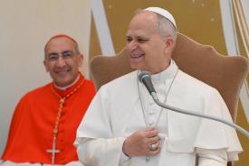 Proximidade, caridade e missão marcam visita do Papa à Basílica do Sagrado Coração, dos salesianos em Roma