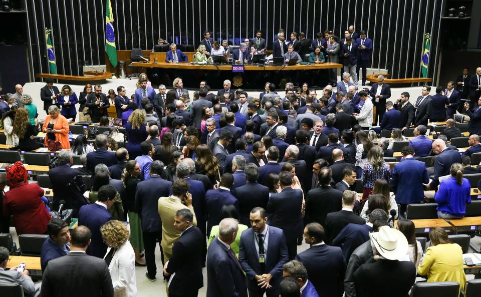 Brasília (DF) 02/05/2023 Sessão da Câmara que tentou votar o PL 2630.