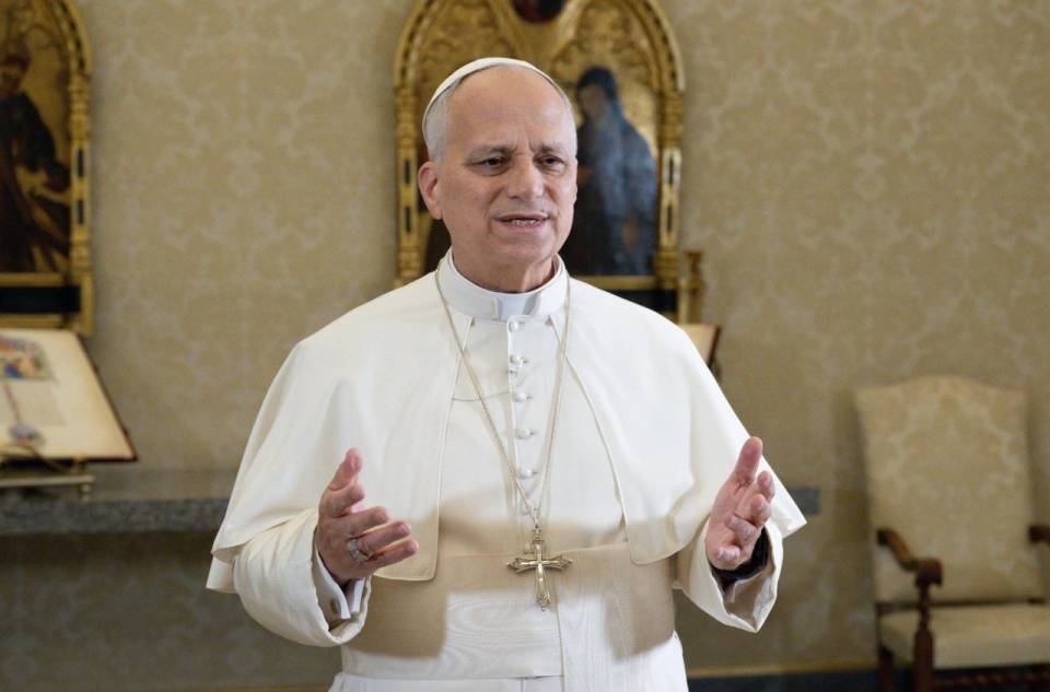 Papa Leão XIV  (@VATICAN MEDIA)