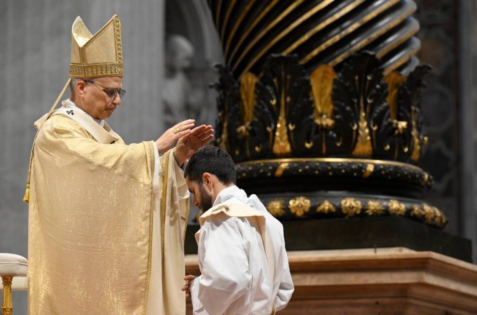 Papa Leão XIV durante missa com ordenação sacerdotal em 31 de maio de 2025/ foto: Vatican Media