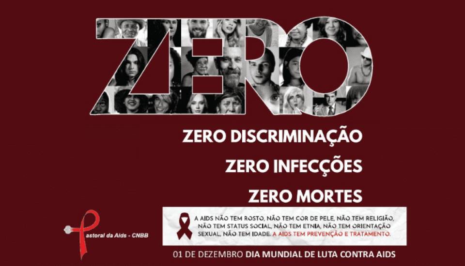 Pastoral da AIDS promove campanha com foco em zerar discriminação, infecções e mortes