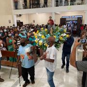 Nessas fotos, imagens da comunidade quilombola Candeal II, em Feira de Santana (BA) (foto por Dom Zanoni Demettino/Facebook)