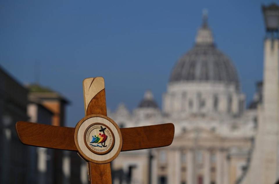 Cruz do Jubileu usada nas peregrinações em Roma  (Vatican Media)