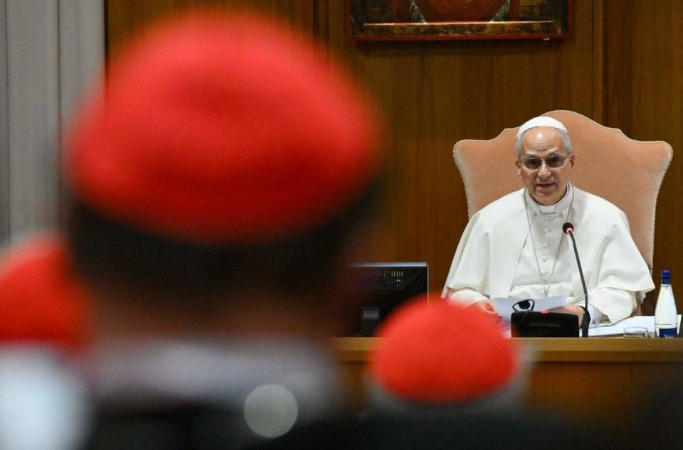 Papa na abertura do Consistório   (@Vatican Media)