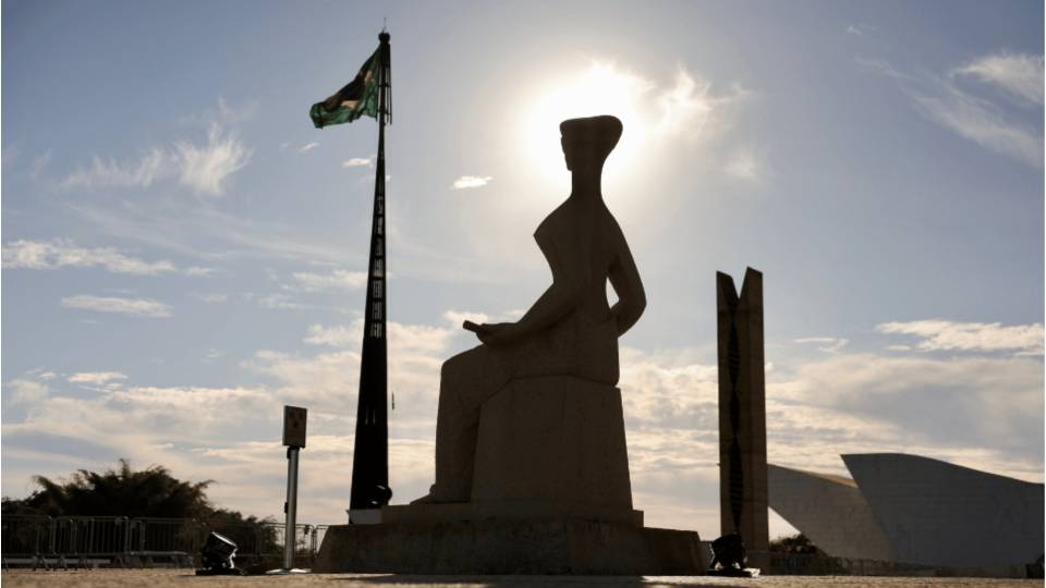 Estátua A Justiça, localizada em frente ao Supremo Tribunal Federal (STF), em Brasília (DF) / Foto: Fabio Rodrigues Pozzebom/Agência Brasil